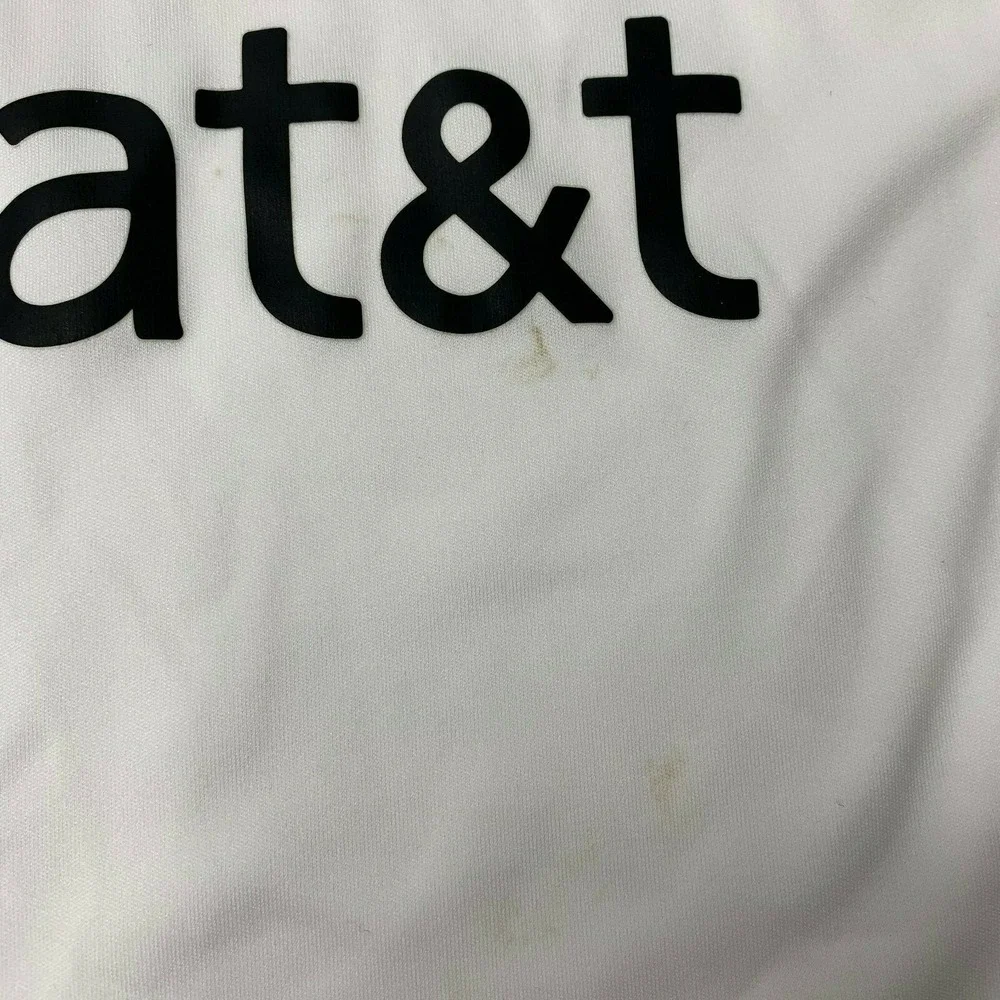 Adidas 2010 MLS All Star Jersey Adult Small White Orange Huston AT&T‎